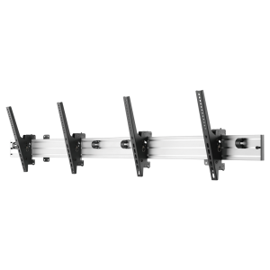 Brateck Lumi MENUBOARD-2X1 Soporte Menuboard - Peso soportado 50 Kg/Monitor - VESA 600x400 mm/Monitor - Inclinación 0º ~