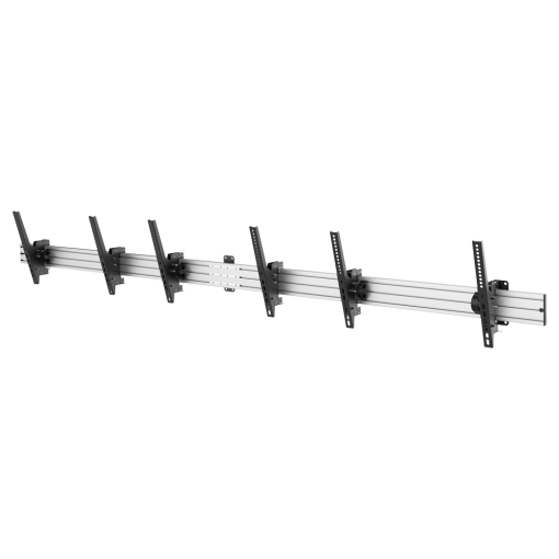 Brateck Lumi MENUBOARD-3X1 Soporte Menuboard – Peso soportado 50 Kg/monitor – VESA 600×400 mm/monitor – Inclinación 0º ~