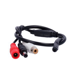 Safire MIC01 Micrófono externo - Acoplable a cualquier cámara - Conector Audio RCA (Blanco) - Conector