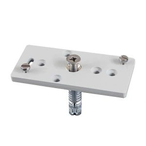 Alarmtech MP 500 Placa de montaje de metal para la instalación del detector DEM-682
