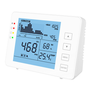 OEM MT-CO2-1200P Medidor de CO2, temperatura y humedad Con alarma visual y audible