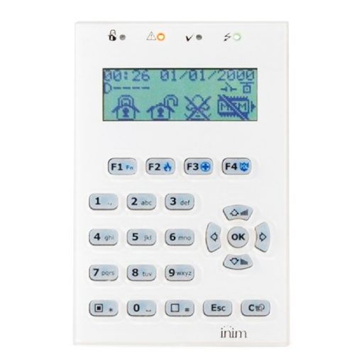 Inim NCODE-G-WH – Interfaz con iconos Easy4U