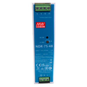 Hikvision NDR-75-48 Fuente de alimentación industrial de Hikvision - Potencia de salida de hasta 76.8W -