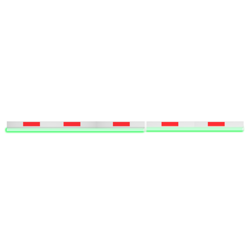 OEM PB-BOOM-TELESCOPIC-6M-LED Brazo de barrera para parking Compatible con PB-PARKBARRIER