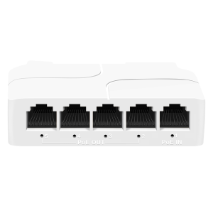 Marca Blanca POEXT-4FE-DIN POE extender DIN - Permite ampliar el alcance de la alimentación POE - IEEE 802.3 af/at/bt -