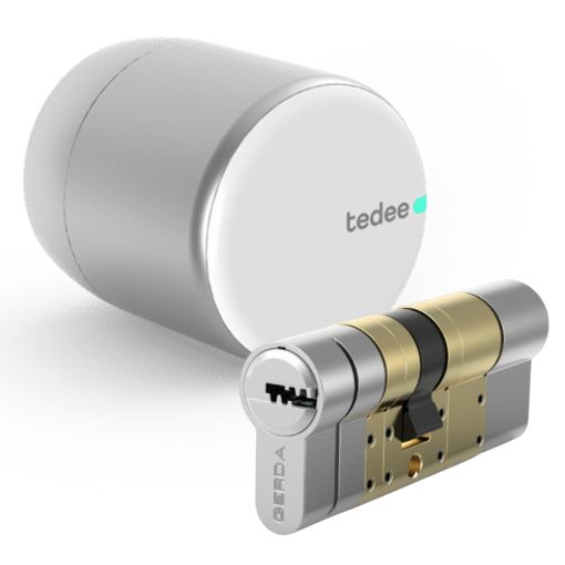 Tedee PRO+BOMBILLO Cerradura inteligente Tedee PRO para acceso sin llave + Cilindro