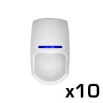 Hikvision Pyronix PYRO-9X10 Pack de 10 detectores PYRO-9 (KX15DTAM)