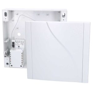 Ebs QAR-365N Caja de plástico con accesorios y transformador para montar el comunicador