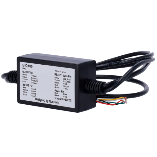 Queclink QL-EIO100 Expansor quecklink 4 entradas y 4 salidas digitales 1 wire Compatible