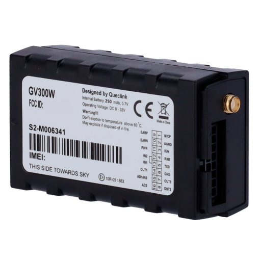 Queclink QL-GV300W WCDMA/GSM Múltiples interfaces Soporta varios accesorios