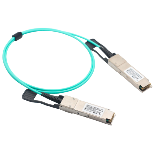 Marca Blanca QSFP28-100G-AOC-10M Cable de conexión directa QSFP28 activo – Tasa de velocidad de datos de hasta 100Gbps –