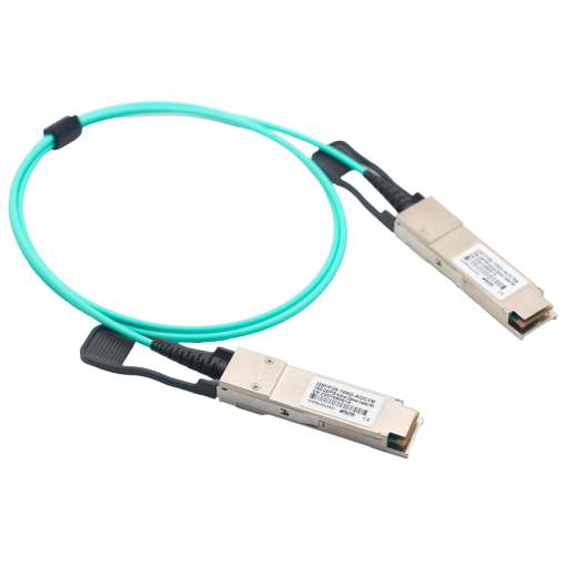 Marca Blanca QSFP28-100G-AOC-3M Cable de conexión directa QSFP28 activo – Tasa de velocidad de datos de hasta 100Gbps –