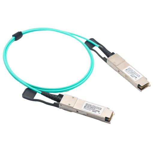 Marca Blanca QSFP28-100G-AOC-5M Cable de conexión directa QSFP28 activo – Tasa de velocidad de datos de hasta 100Gbps –