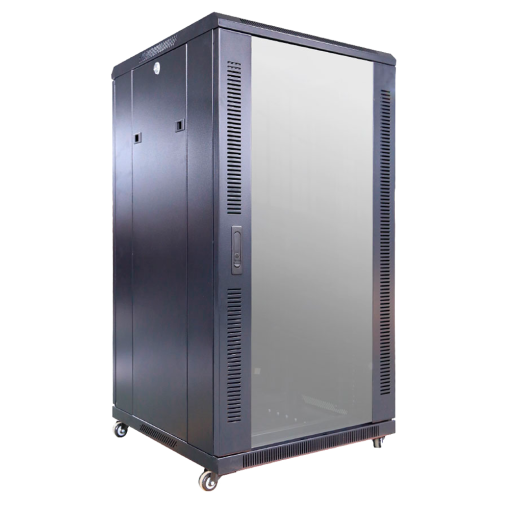 Marca Blanca RACK-22UFN Armario rack para cualquier equipo de red 19" – Capacidad para instalar dispositivos de