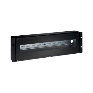 Marca Blanca RACK-DINRAIL-3U Panel Rack 19" - Carril din - Tamaño 3U - Entrada del cableado por su parte trasera -