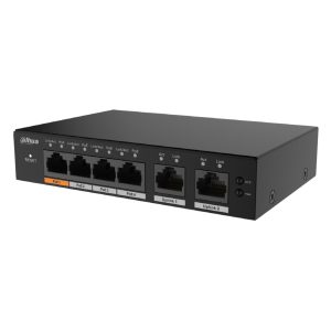Dahua S4100-4GT2GT-60-C - PoE 2.0 (puerto naranja) => PoE de hasta 250m para alimentar cámaras con un consumo máximo
