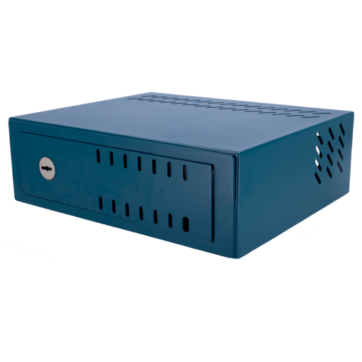 Blanca SAFETYBOX-DVR-15 Caja fuerte para DVR – Específico para CCTV – Para DVR de 1U rack – Cerradura mecánica – Con