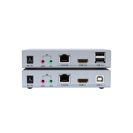Airspace SAM-4522 Extensor KVM de vídeo 4K, audio y datos sobre cable de red CAT5E/6