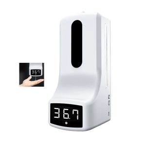 Airspace SAM-4717 Dispensador de gel hidroalcohólico con medidor de temperatura corporal