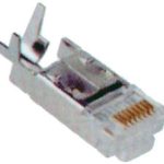 Airspace SAM-778 Conectores RJ45/8 Cat5e apantallados para crimpar con clip para malla
