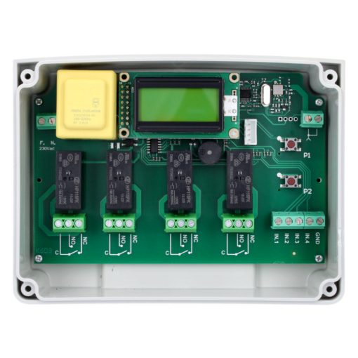 Cdvi SEL2641R433-XPL4V – Receptor de radio de 230 voltios con 4 salidas de relé (capacidad de 3,5kW)