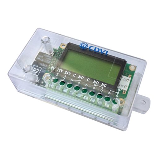 Cdvi SEL2641R433XPL – Receptor de 2 relés con display LCD – 100 usuarios