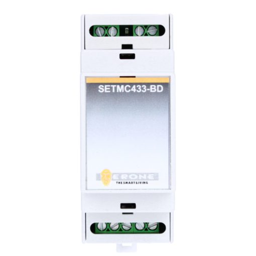 Cdvi SETMC433BD – Transmisor para montaje en carril DIN – 4 canales de transmisión – Canales activados por