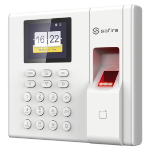 Safire SF-AC3002KMFD-IP Control de presencia Huella, tarjeta MF y PIN 1.000 usuarios