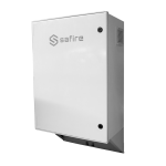 Safire SF-BOX08SOL-BMS-IP55 Armario de poliéster carga rápida Solar - Magnetotérmico y SPD - Dimensiones exteriores