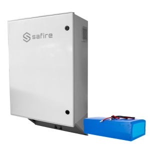 Safire SF-BOX08SOL-BMS-IP55-4800WH Armario de poliéster carga rápida Solar - Magnetotérmico y SPD - Dimensiones exteriores