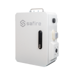 Safire SF-BOX5038DUAL8POE-UPS Smartbox metalica IP66 Dual Solar y 220V AC - Cerradura electronica con Bluetooth - Batería de