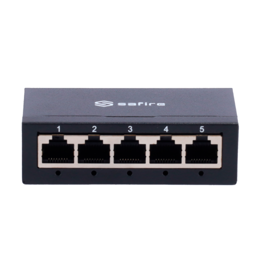 Safire SF-SW05-G-M Switch de sobremesa 5 puertos Gigabit Velocidad 10/100/1000 Mbps Plug
