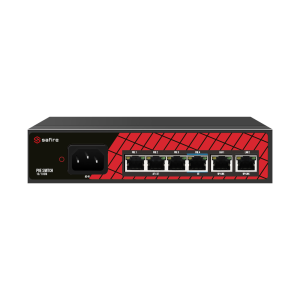 Safire SF-SW0604HIPOE-60 Switch Hi-PoE 4 puertos PoE + 2 Uplink RJ45 Velocidad de puertos