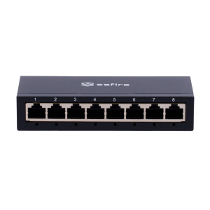 Safire SF-SW08-G-M Switch de sobremesa 8 puertos Gigabit Velocidad 10/100/1000 Mbps Plug