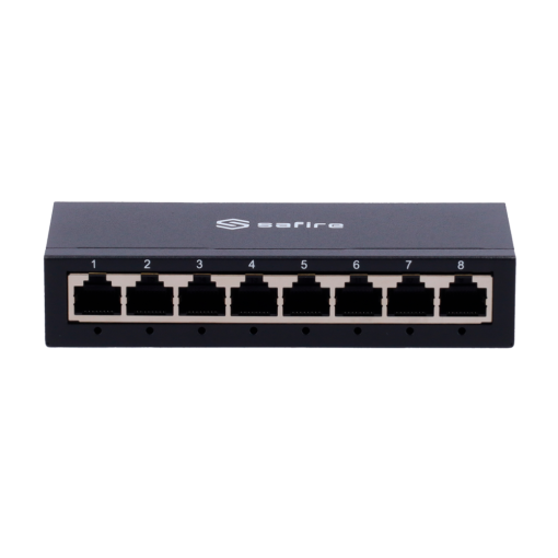 Safire SF-SW08-G-M Switch de sobremesa 8 puertos Gigabit Velocidad 10/100/1000 Mbps Plug