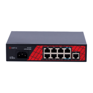 Safire SF-SW0908HIPOE-120 Switch Hi-PoE 8 puertos PoE + 1 Uplink RJ45 Velocidad