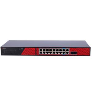Safire SF-SW2016HIPOE-GF-240 Switch Hi-PoE 16 puertos GE PoE + 2 SFP + 2 RJ45 Velocidad