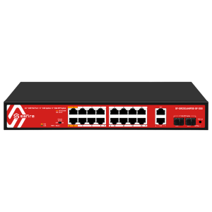 Safire SF-SW2016HIPOE-GF-300 Switch Hi-PoE enracable 16 puertos GE PoE + 2 SFP + 2 RJ45