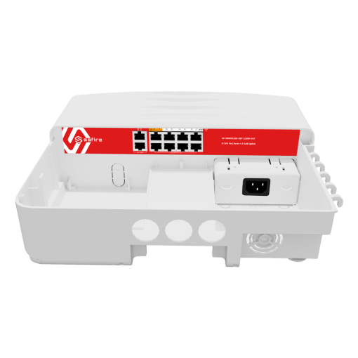 Safire SF-SW8FE2GE-2BT-120W-OUT Switch Hi-PoE Outdoor 8 puertos FE PoE + 2 Uplink RJ45