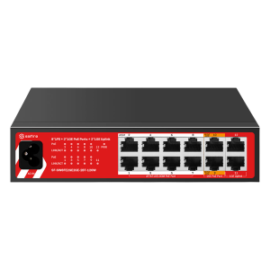 Safire SF-SW8FE2GE2GE-2BT-120W Switch Hi-PoE 10 puertos PoE + 2 Uplink RJ45 8x10/100Mbps