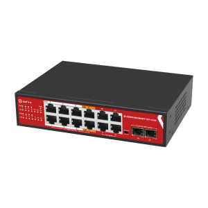 Safire SF-SW8FE4GE2MGSFP-2BT-120W Switch Hi-PoE 8 puertos FE PoE + 4 puertos RJ45