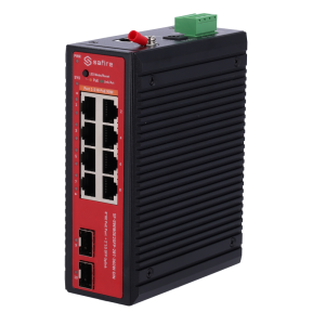 OEM SF-SWI8GE2SFP-2BT-360W-DIN Switch L2+ gestionable con 8x RJ45 y 2x SFP 8 puertos PoE