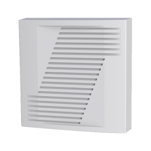 Cqr SO/ALTO/WH/G/S5 Sirena piezoeléctrica de bajo perfil para uso en interiores