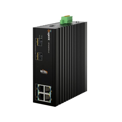 Wi-Tek SP3006FM-L2 Switch PoE gestionable L2 Wi-Tek de gama industrial
