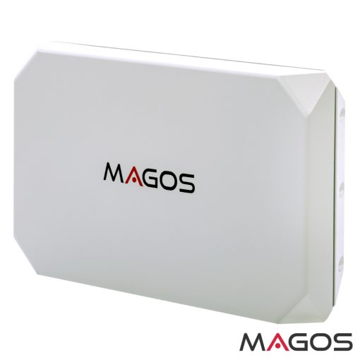 Magos Systems SR-150 Radar direccional alcance 150m, 120º de apertura H, elevación de 30º V, IP67, PoE, Banda ICM