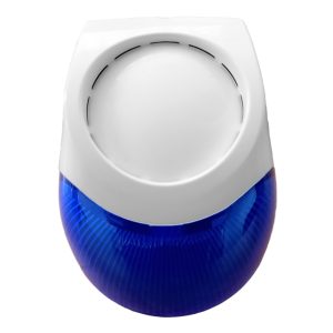 Teletek SR50 - Sirena de alarma con flash dispone de una entrada para la conexión a un panel de alarma de