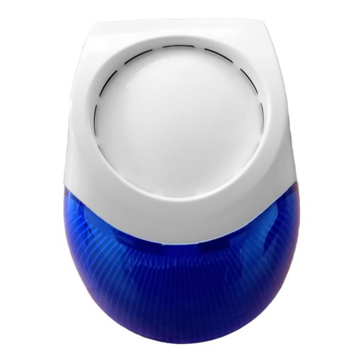 Teletek SR50 – Sirena de alarma con flash dispone de una entrada para la conexión a un panel de alarma de