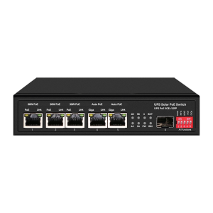 OEM SW0605HIPOE-GF-DC-65 Switch PoE 5 puertos PoE + 1 SFP Velocidad de puertos