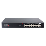 OEM SW16GE2GE1SFP-2BT-250W Switch PoE 16 puertos RJ45 + 2 RJ45 Uplink + 1 SFP Uplink 16x