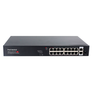 OEM SW16GE2GE1SFP-2BT-250W Switch PoE 16 puertos RJ45 + 2 RJ45 Uplink + 1 SFP Uplink 16x